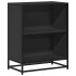 Estantería librería madera ingeniería negra 60x35x76