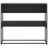 Mesa consola de madera contrachapada negro 90x35x80