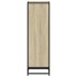 Armario de libros contrachapada color roble 33,5x33x107,5
