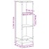 Estantería madera de ingeniería gris Sonoma 33,5x33x107,5