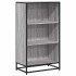 Estantería madera ingeniería gris sonoma 60x35x107,5