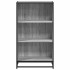 Estantería madera ingeniería gris sonoma 60x35x107,5