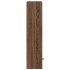 Estantería de madera de ingeniería marrón roble 31x24x102