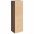 Estantería de madera de ingeniería marrón roble 31x24x102