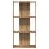 Librería 3niveles madera ingeniería roble artesanal