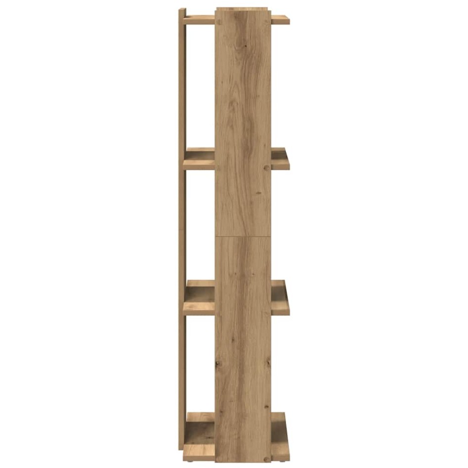 Librería 3niveles madera ingeniería roble artesanal