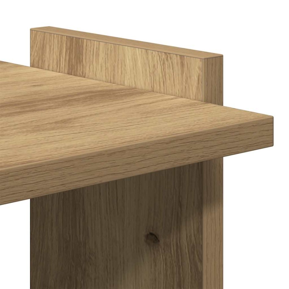 Librería 3niveles madera ingeniería roble artesanal