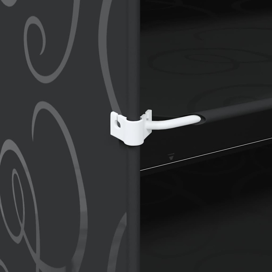 Estantería de cubos con 8 compartimentos y puertas PP