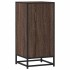 Aparador madera ingeniería y metal marrón roble 35,5x35x76