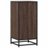 Aparador madera ingeniería y metal marrón roble 35,5x35x76