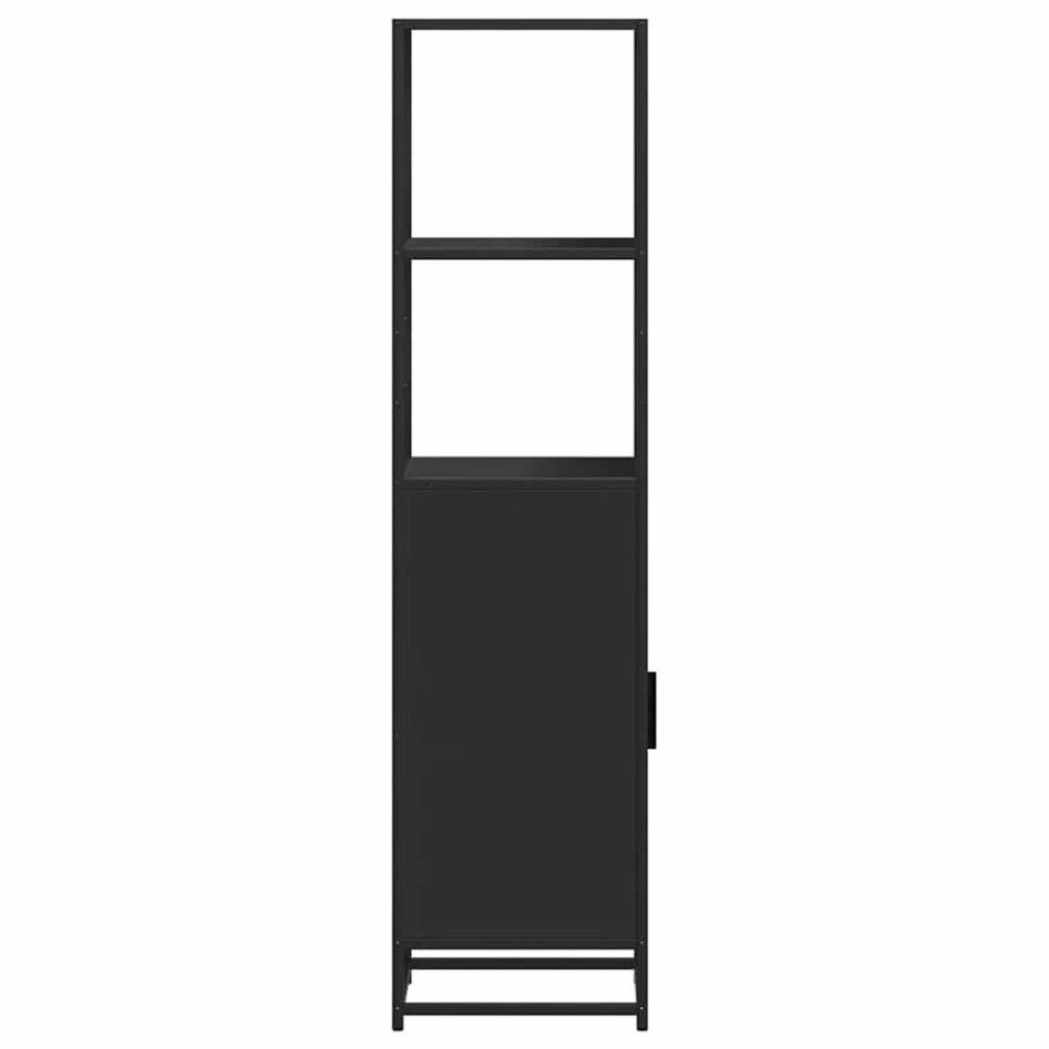 Aparador alto madera de ingeniería y metal 35,5x35x139