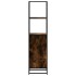 Aparador alto madera de ingeniería y metal 35,5x35x139