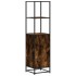Aparador alto madera de ingeniería y metal 35,5x35x139