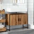 Mueble de lavabo madera de ingeniería roble artisan 80x33x60