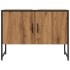 Mueble de lavabo madera de ingeniería roble artisan 80x33x60