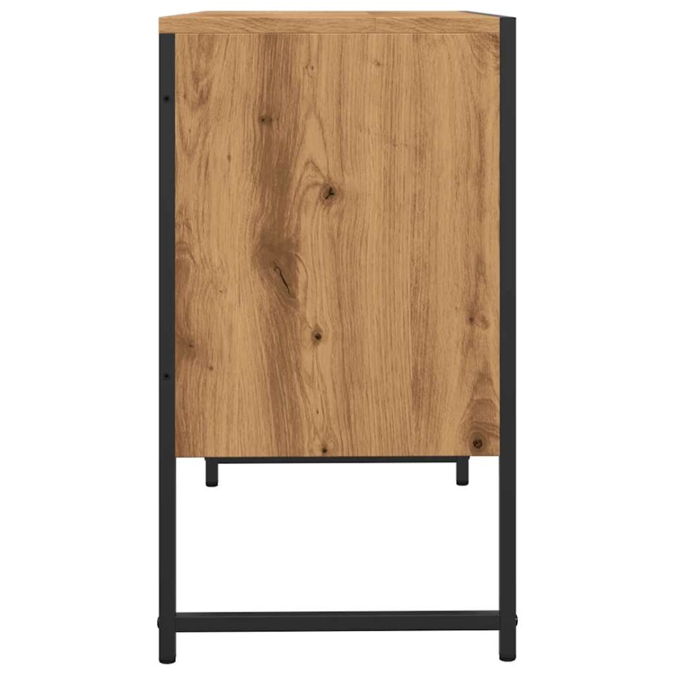 Mueble de lavabo madera de ingeniería roble artisan 80x33x60
