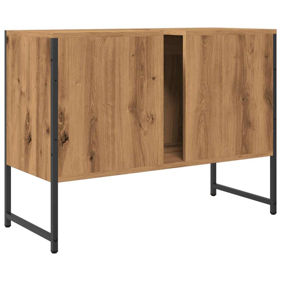 Mueble de lavabo madera de ingeniería roble artisan 80x33x60