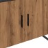 Mueble de lavabo madera de ingeniería roble artisan 80x33x60