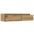 Mueble de TV con luces LED roble artisan 100X35,5x25