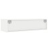 Mueble de TV con luces LED blanco 100X35,5x25