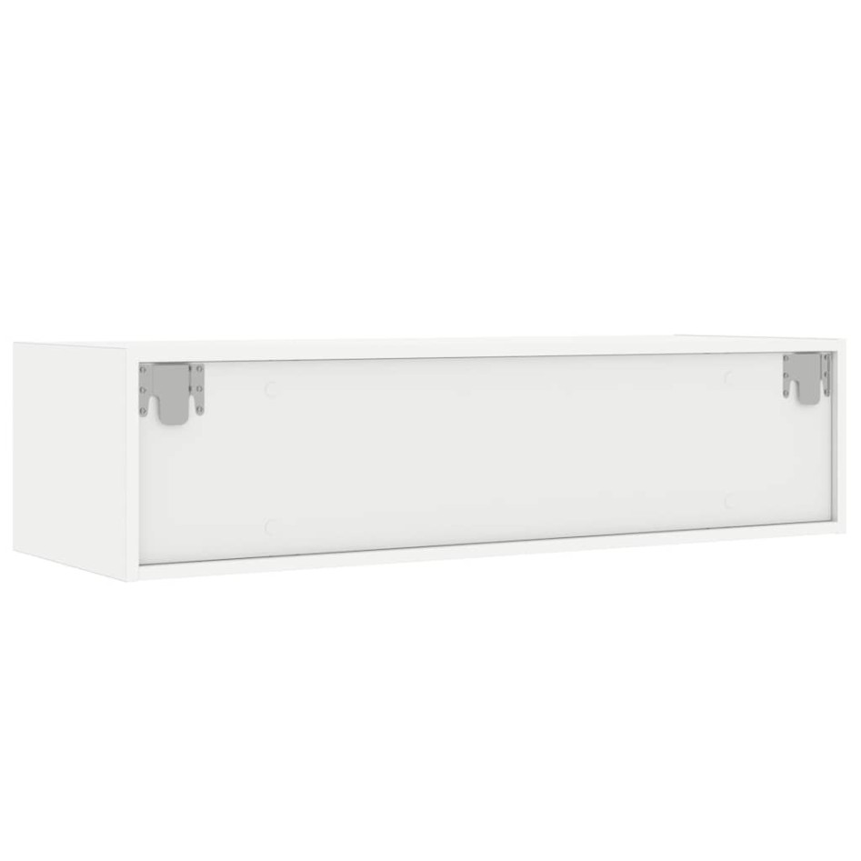 Mueble de TV con luces LED blanco 100X35,5x25