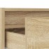 Mueble de TV con luces LED roble sonoma 75x35,5x25