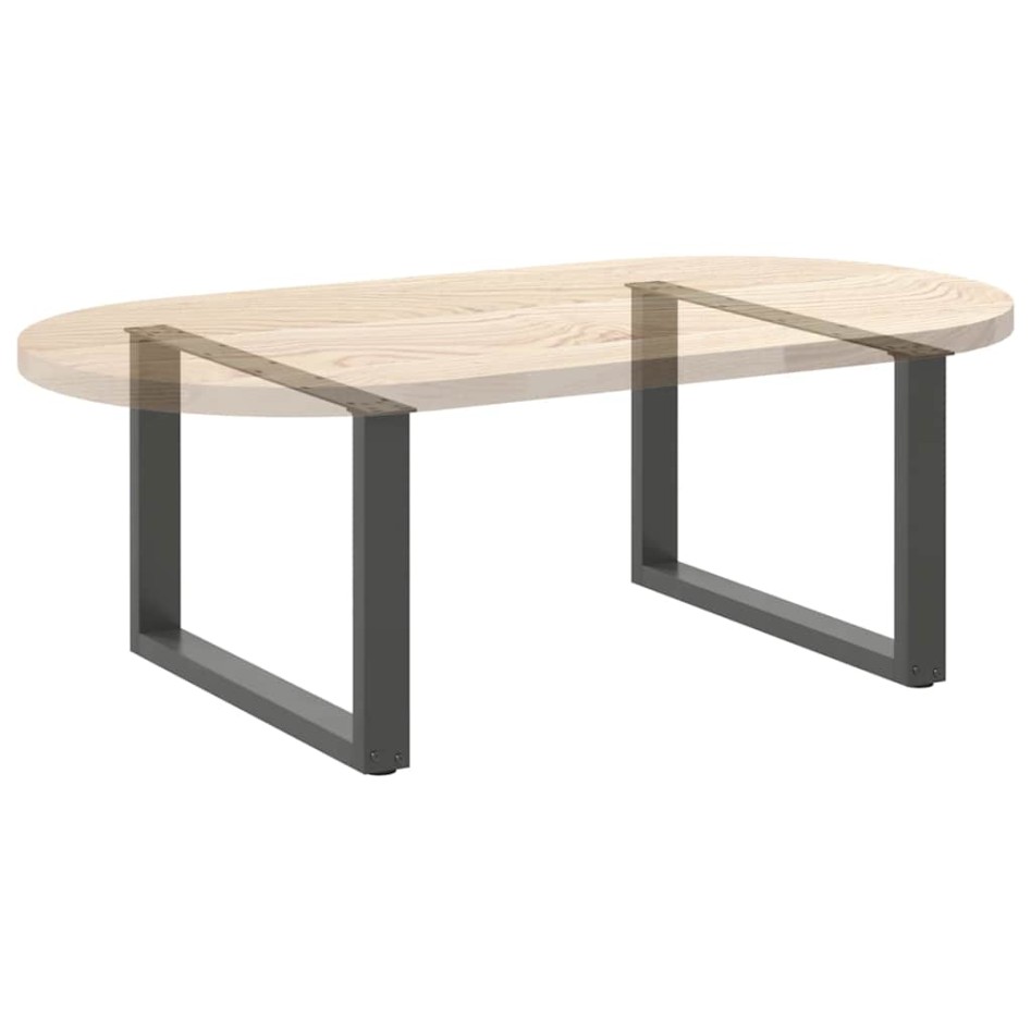 Patas para mesa de centro en forma de U 2 uds antracita