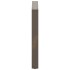 Patas mesa centro forma U 2uds acero natural 80x(72-73)cm