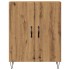 Aparador de madera de ingeniería roble artisan 69,5x34x90
