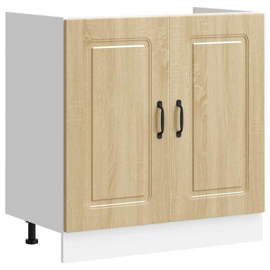Mueble bajo para fregadero Kalmar roble sonoma 80x46x81,5