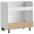 Mueble bajo para fregadero Kalmar roble sonoma 80x46x81,5