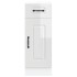 Mueble bajo cocina Kalmar madera ingeniería blanca alto