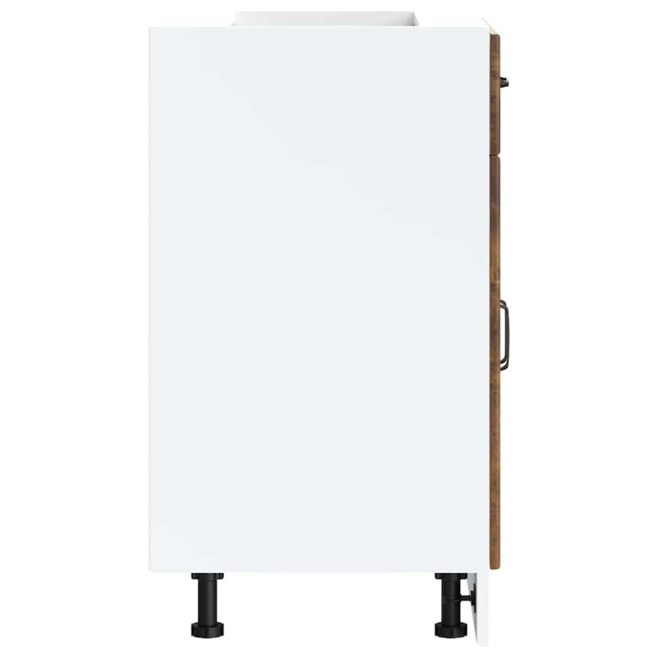 Mueble bajo de cocina Kalmar de madera ingeniería roble