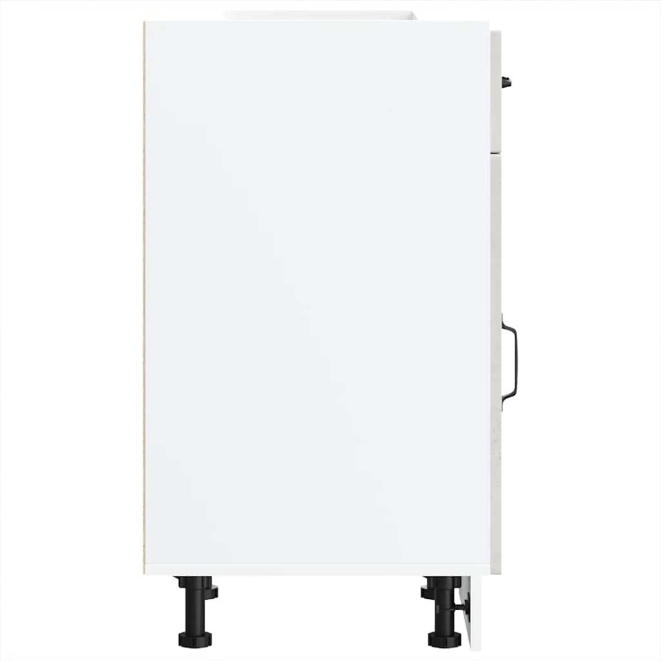 Mueble bajo de cocina Kalmar madera de ingeniería gris