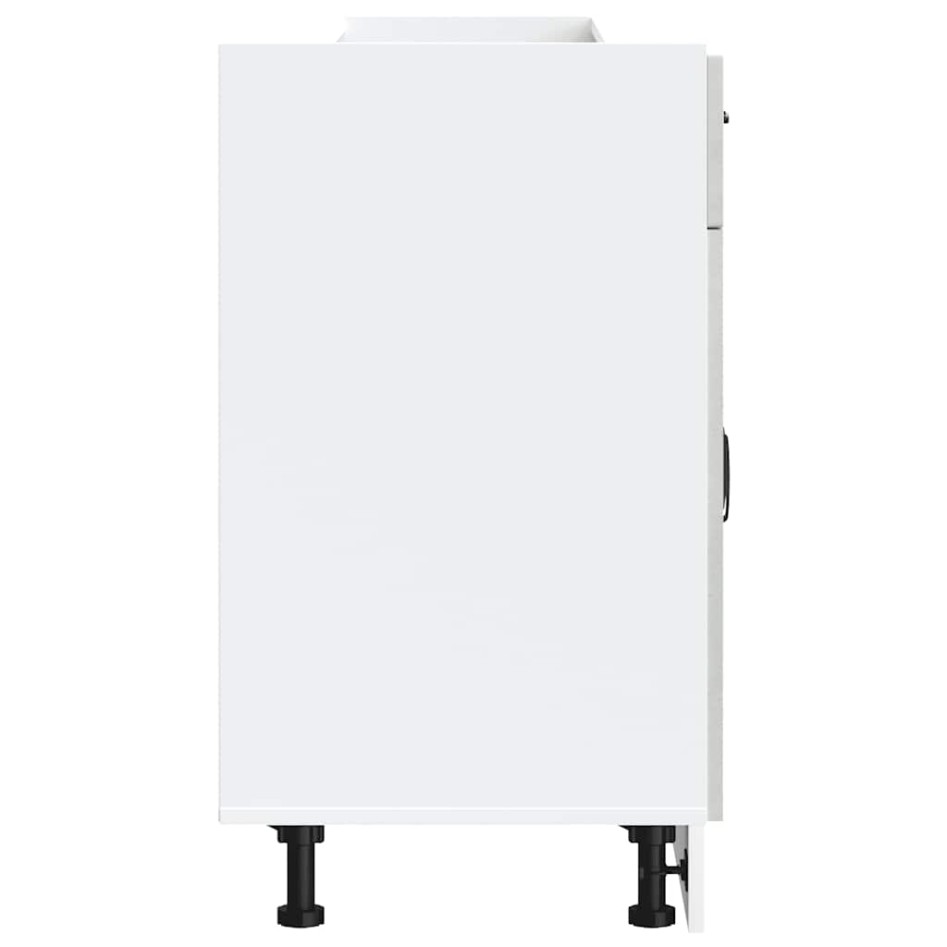 Mueble bajo de cocina Kalmar madera de ingeniería gris