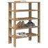 Zapatero artesanal de madera contrachapada 61x32x87,5