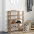 Zapatero artesanal de madera contrachapada 61x32x87,5
