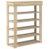 Mueble zapatero madera de ingeniería roble sonoma 80x30x98