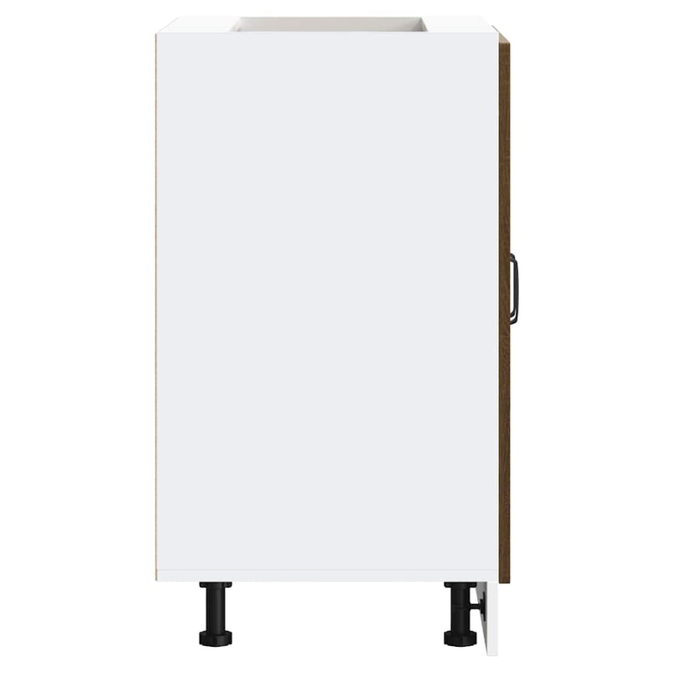 Mueble bajo para fregadero Kalmar roble marrón 60x46x81,5