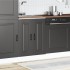 Mueble bajo para fregadero Kalmar negro 60x46x81,5