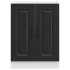 Mueble bajo para fregadero Kalmar negro 60x46x81,5