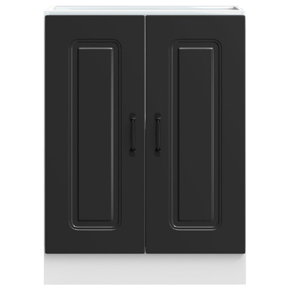Mueble bajo para fregadero Kalmar negro 60x46x81,5