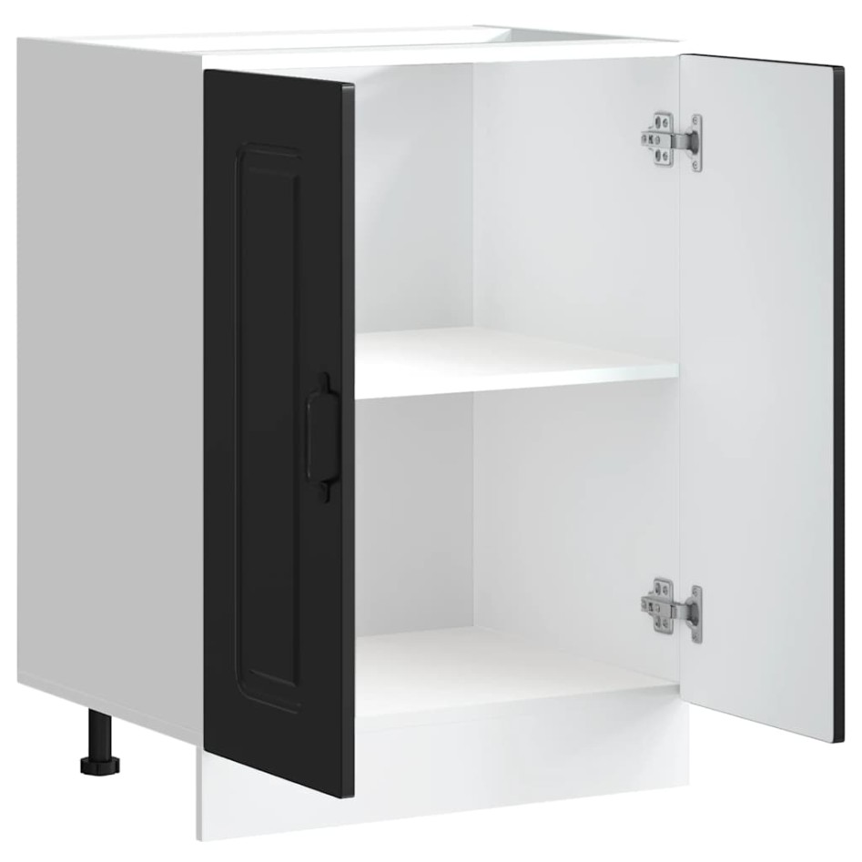 Mueble bajo para fregadero Kalmar negro 60x46x81,5