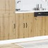 Mueble bajo para fregadero Kalmar roble artesanal 60x46x81,5