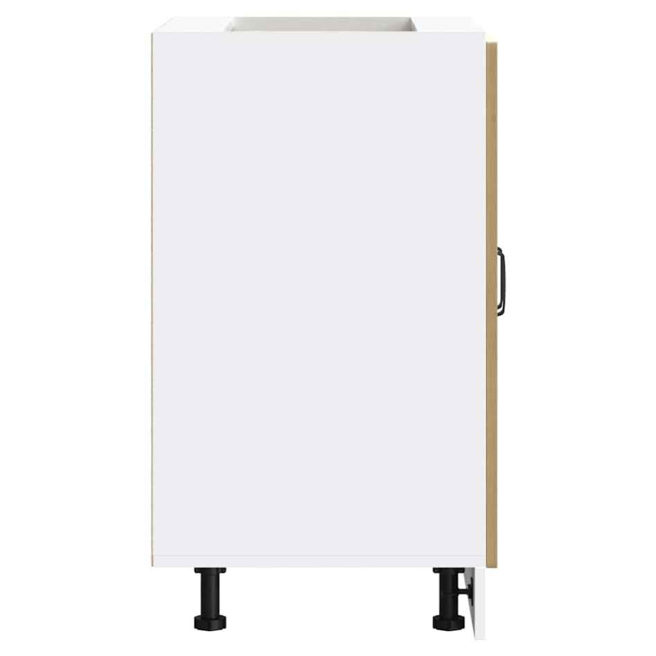 Mueble bajo para fregadero Kalmar roble artesanal 60x46x81,5