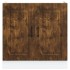 Mueble bajo para fregadero Kalmar roble ahumado 80x46x81,5