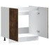 Mueble bajo para fregadero Kalmar roble ahumado 80x46x81,5