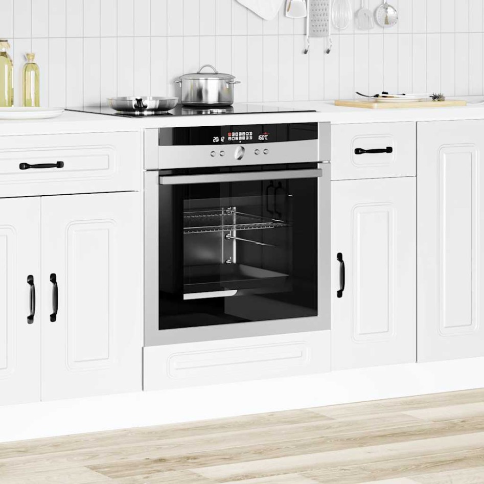 Mueble de horno Kalmar blanco madera