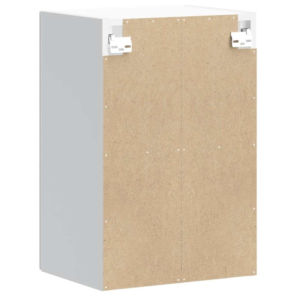 Armario pared cocina puerta cristal Kalmar blanca alto