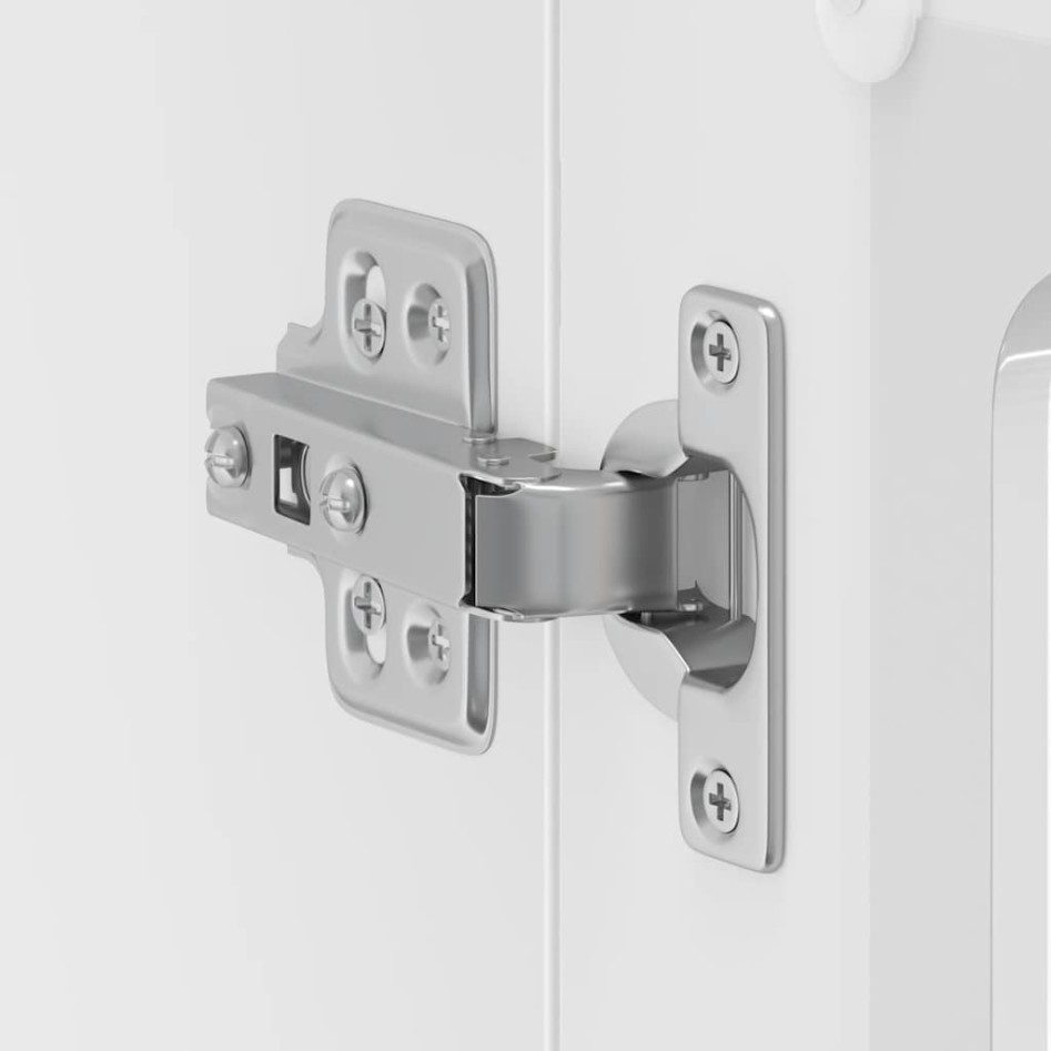 Armario pared cocina puerta cristal Kalmar blanca alto